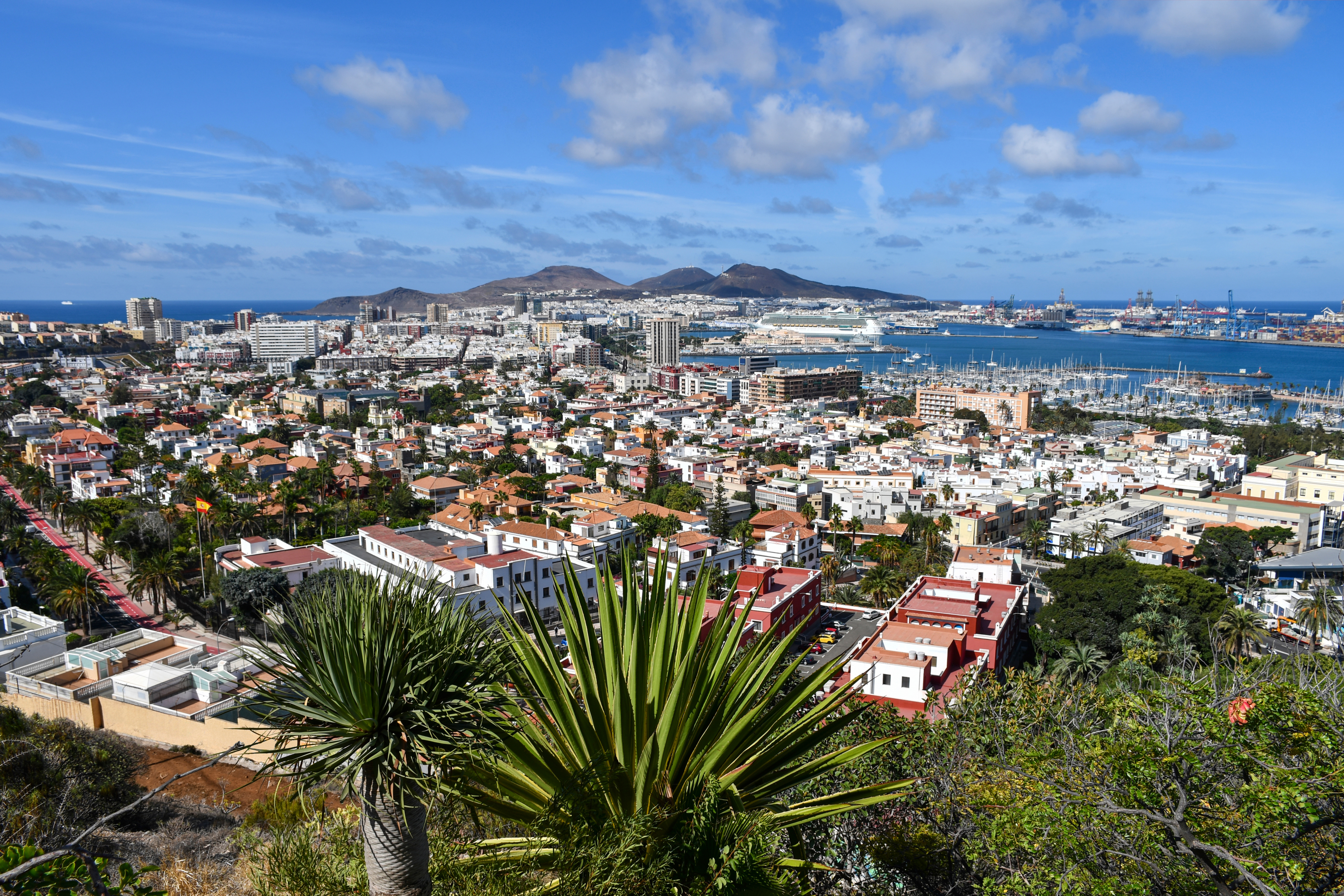 Panoramic view of Las Palmas de Gran Canaria