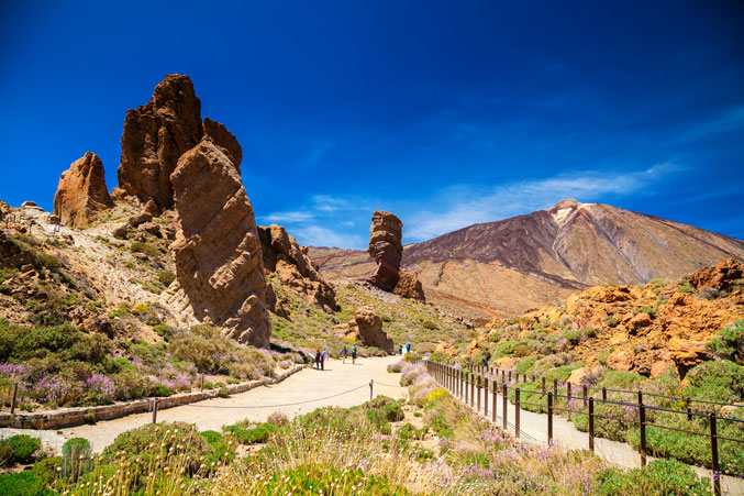 beautiful Teide National Park in Tenerife, Canary Islands, Spain